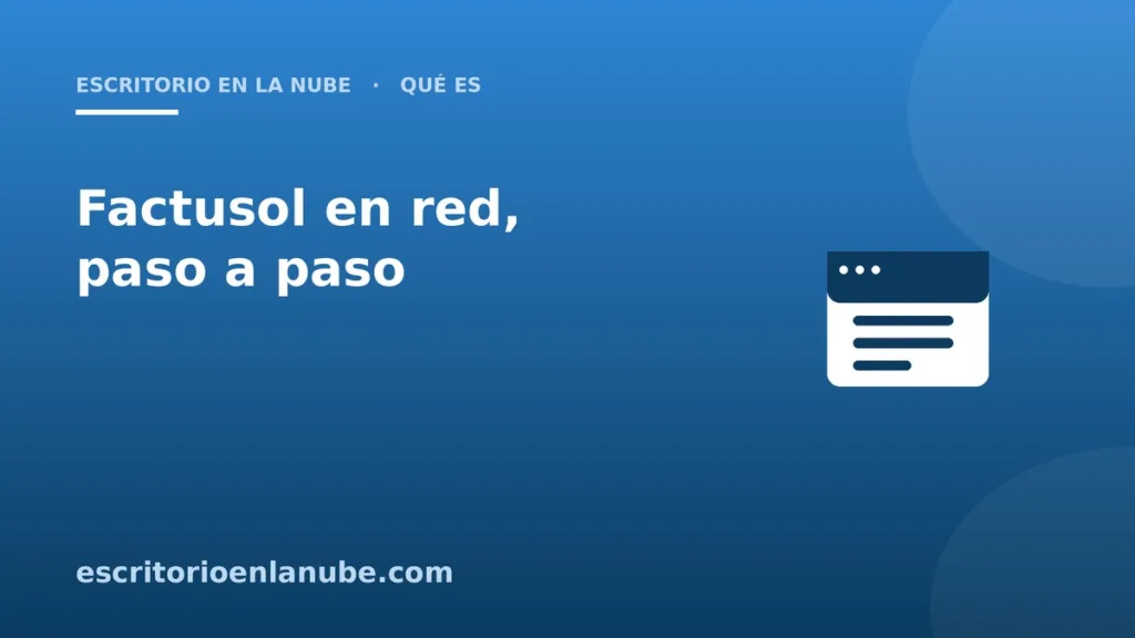 Factusol en red: cómo instalarlo en varios ordenadores, paso a paso